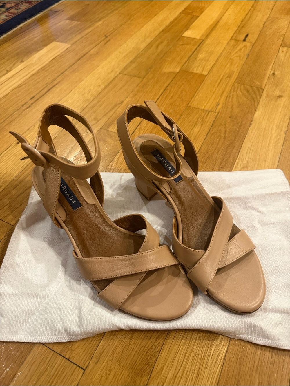 Margaux city sandal rose nappa